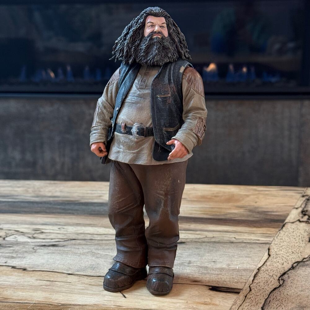 NECA Harry Potter Deluxe Rubeus Hagrid 10" Talking Action Figure 2007 Untested